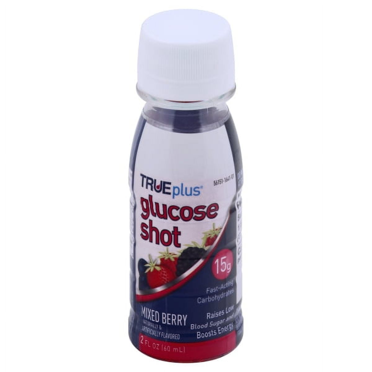TRUEPLUS GLUCOSE SHOT 15GM MXD BERRY 2OZ