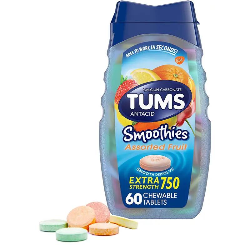 TUMS CW 750MG 80 MELON BERRY SF