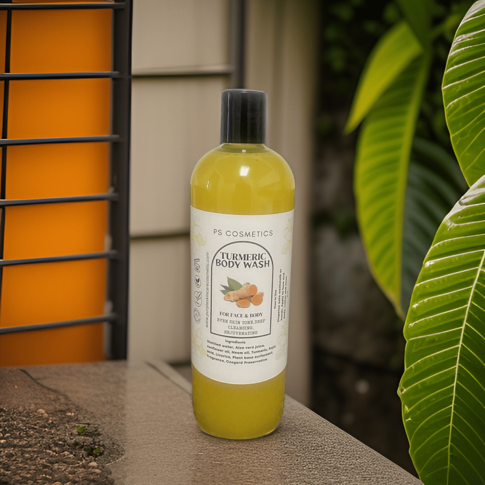 RESHMA TURMERIC BODY WASH  32OZ
