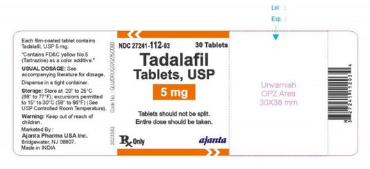 TADALAFIL TB 5MG 500