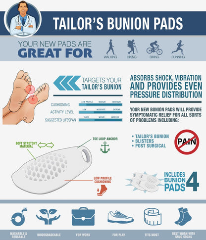 GNP BUNION FELT SHIELD PAD 3X8