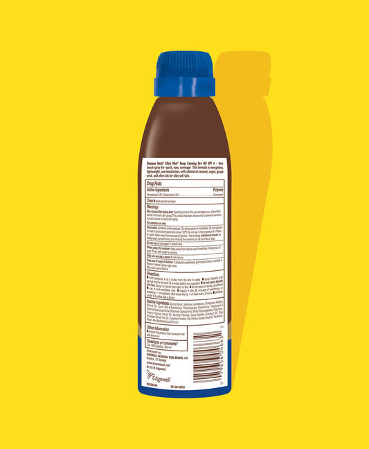 BANANA BOAT DARK TAN SPRAY OIL SPF4 8OZ