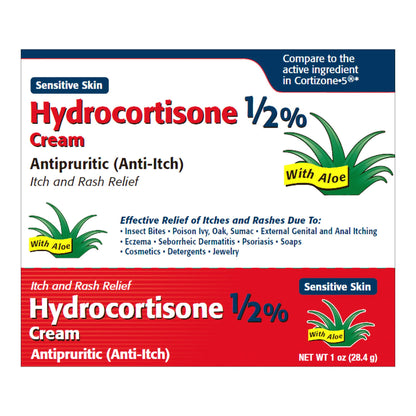 HYDROCORTISONE ALOE 1% CREAM 1OZ MAJOR