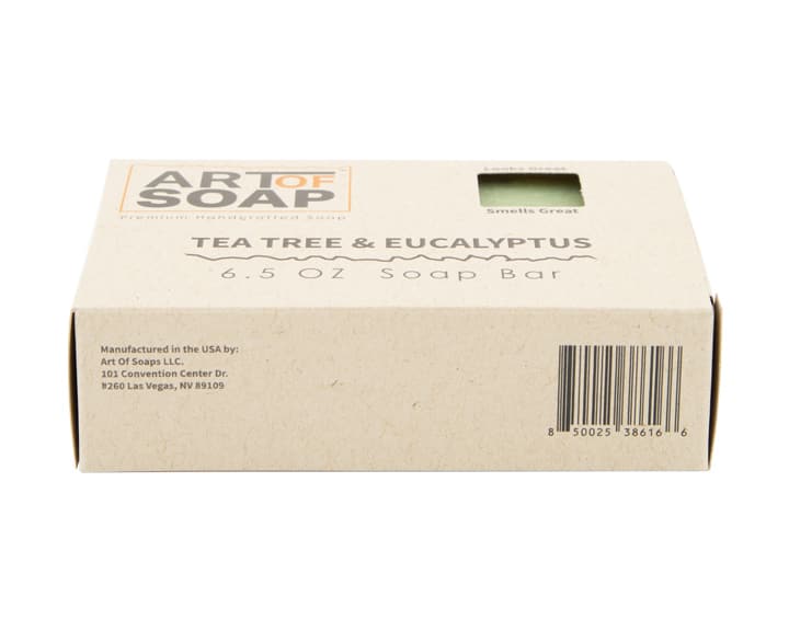 Sunaroma Soap Bar Eucalyptus Tea Tree + Ginger 8oz