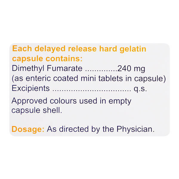 DIMETHYL FUM CP 240MG 60 DR