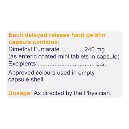 DIMETHYL FUM CP 240MG 60 DR