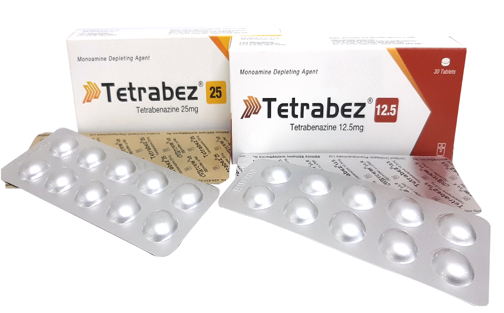 TETRABENAZINE TB 12.5MG 112