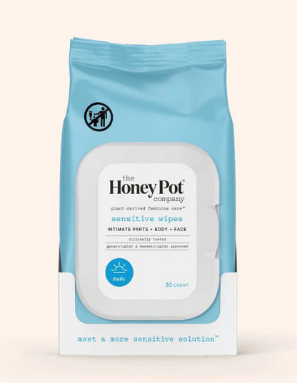HEMPRESS HYGIENICS WIPES,SENSITIVE INTIMATE