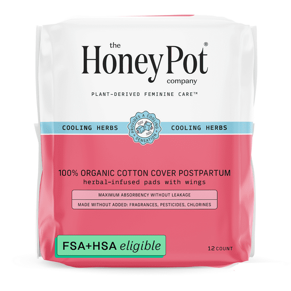 THE HONEY POT PADS,POST-PARTUM,HERBAL