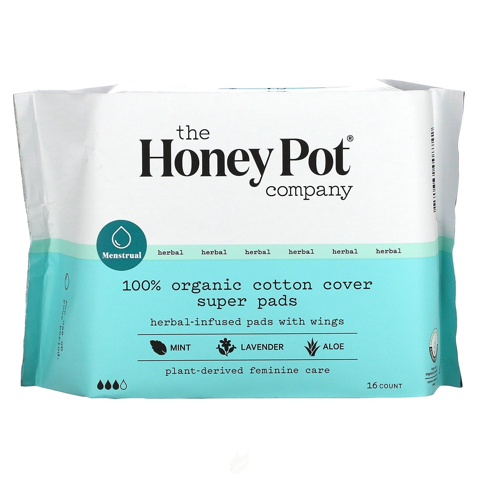 THE HONEY POT MNSTRL PADS,NON HRBL,REG