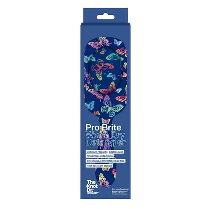 CONAIR The Knot Dr. Pro Brite Wet & Dry Detangler Hair Brush - Assorted Prints