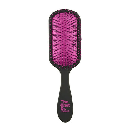 CONAIR The Knot Dr. The Pro Wet & Dry Detangler Hair Brush With Pink Case