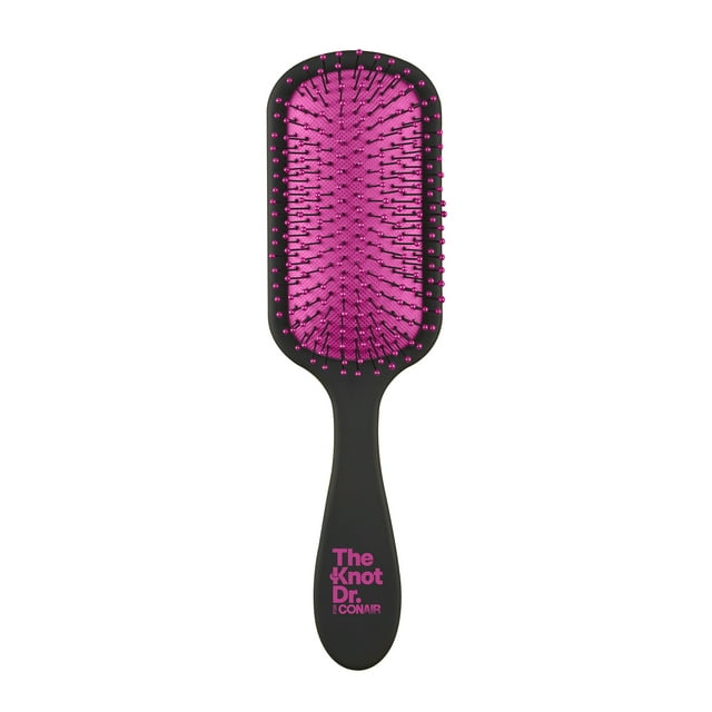 CONAIR The Knot Dr. The Pro Wet & Dry Detangler Hair Brush With Green Case