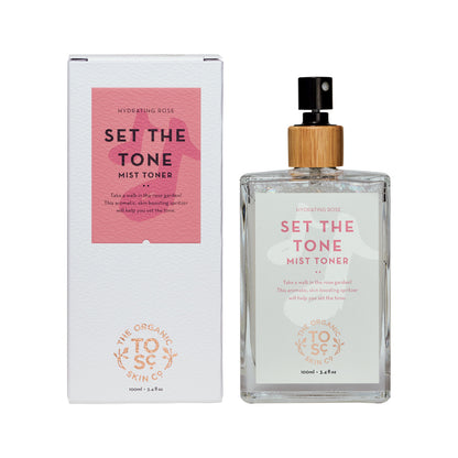 THE ORGANIC SKIN CO. TONER,SET THE TONE ROSE