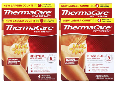 THERMACARE MENSTRUAL PAIN THRAPY PAT 4CT