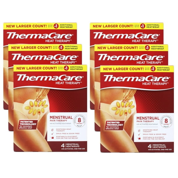THERMACARE MENSTRUAL PAIN THRAPY PAT 4CT