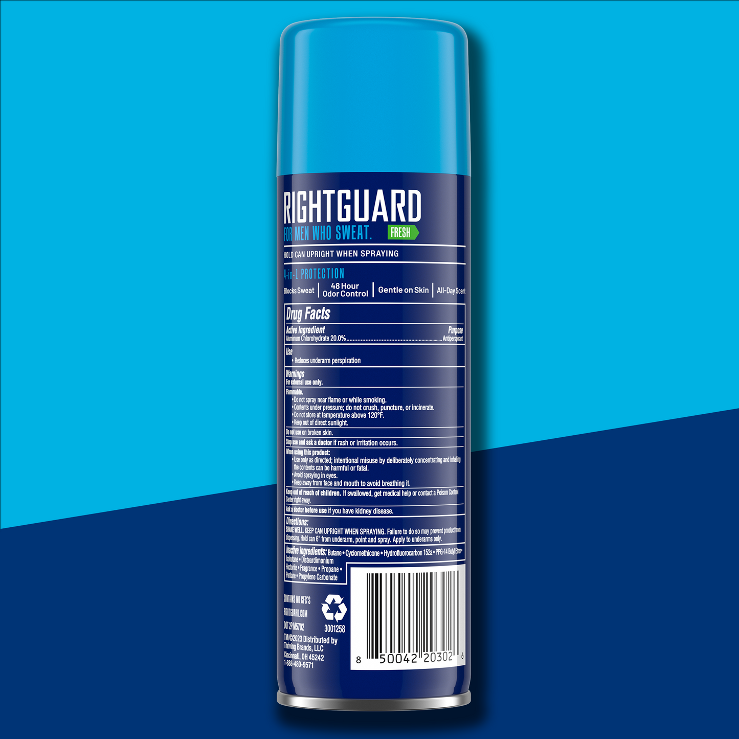 RIGHT GUARD A/P SPORT SOLID FRESH 1.8OZ