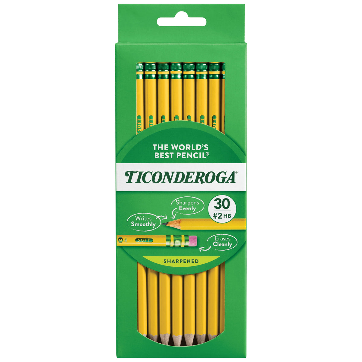 TIC 18CT SHARPENED YLW PENCILS