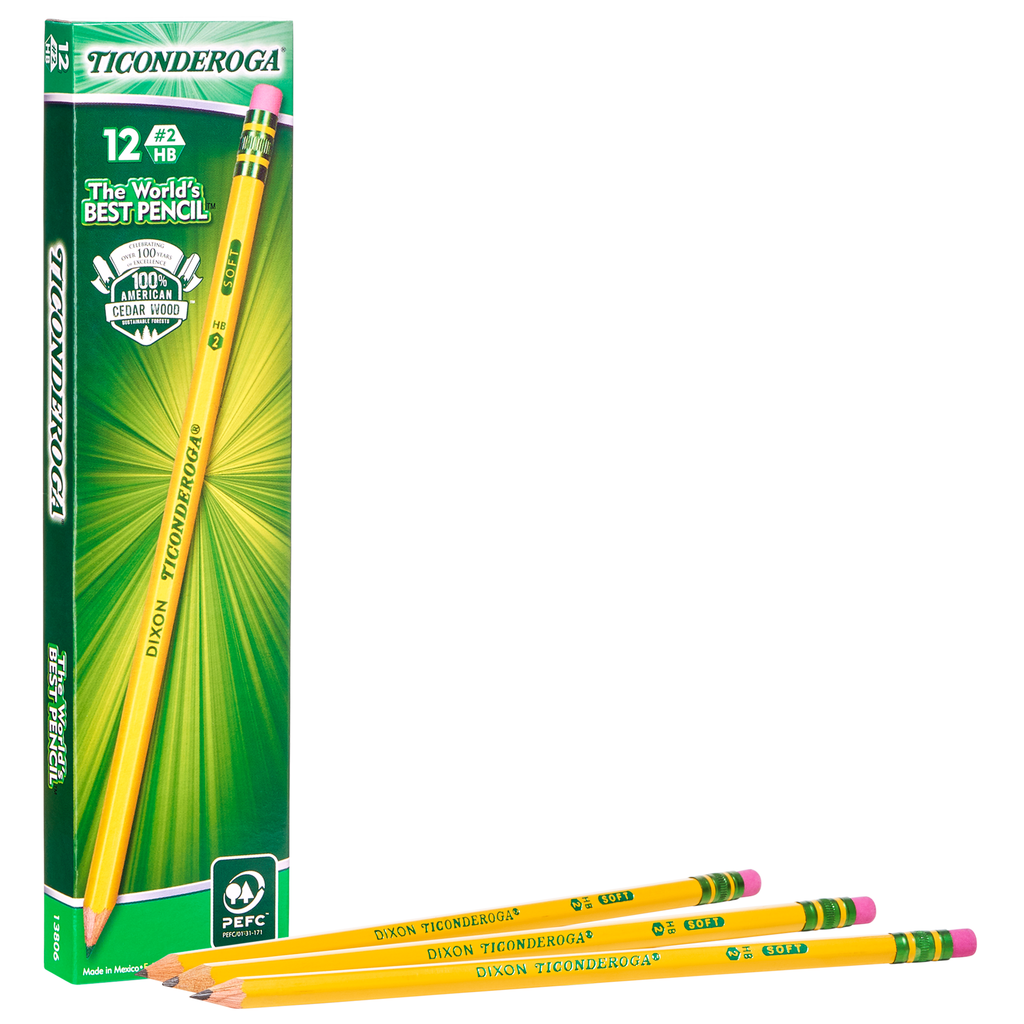 TICONDEROGA 12CT YELLOW PENCIL
