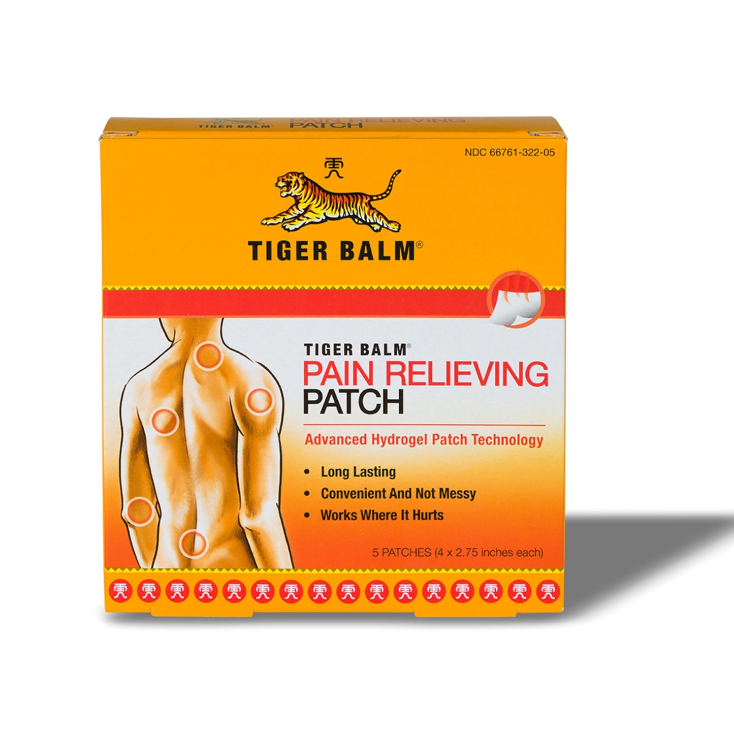 TIGER BALM PATCH AP 4X2.75N 5 WR