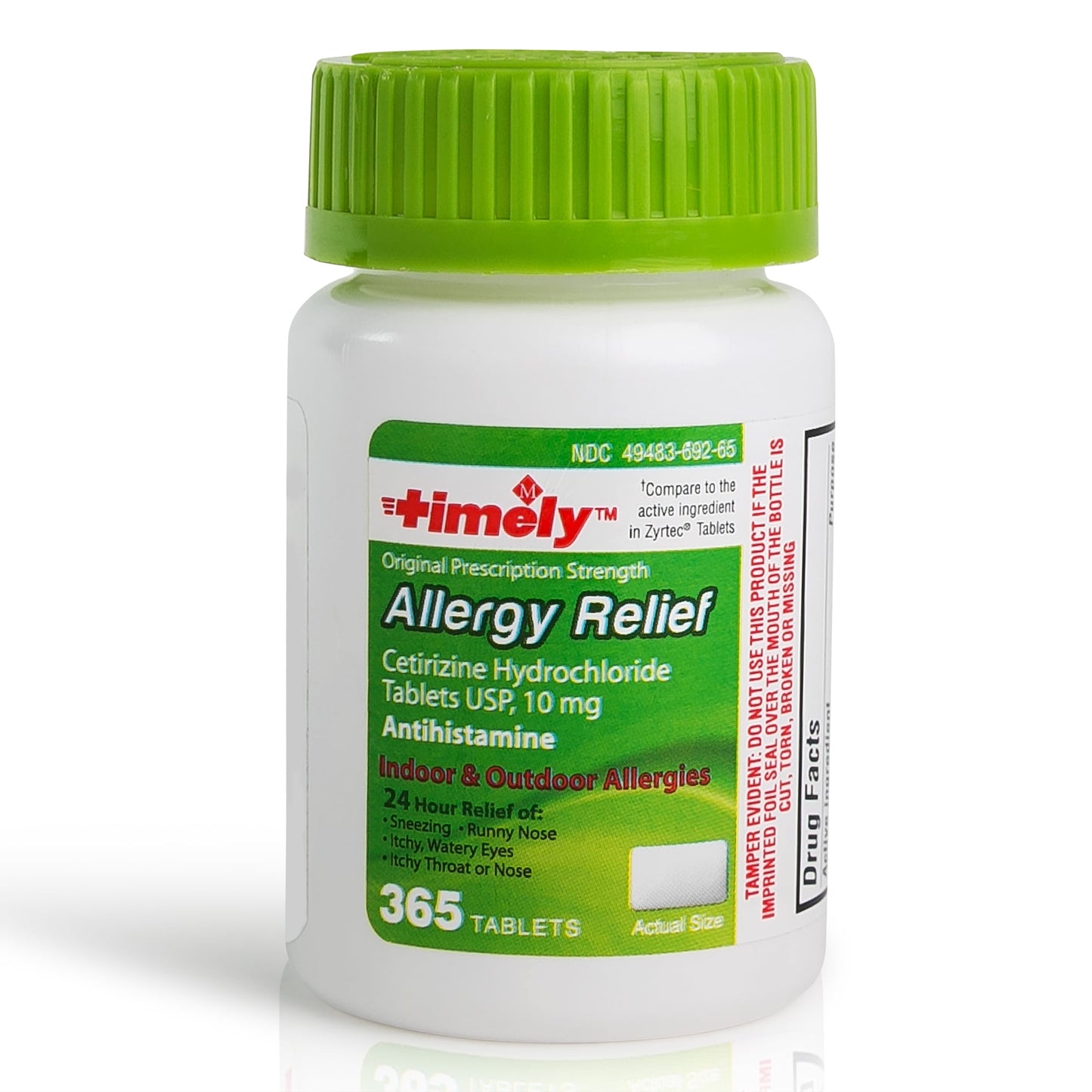 ALLERGY RELIEF TB 10MG 365 24H ND