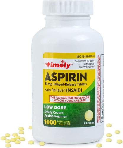 ASPIRIN LOW DOSE TB 81MG 1000
