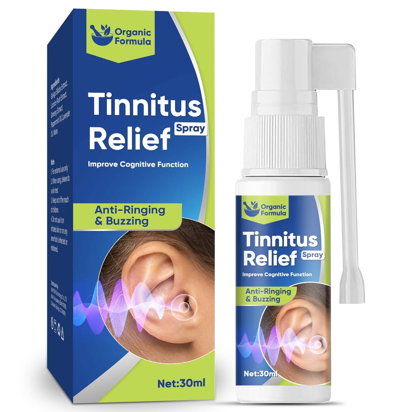 TINNITUS RELIEF EAR RINGING CPL 100