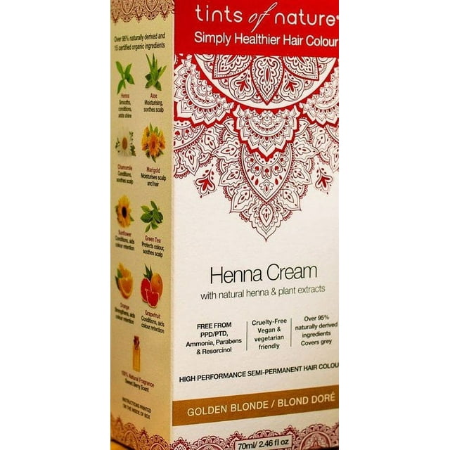 TINTS OF NATURE HENNA CREAM,RED