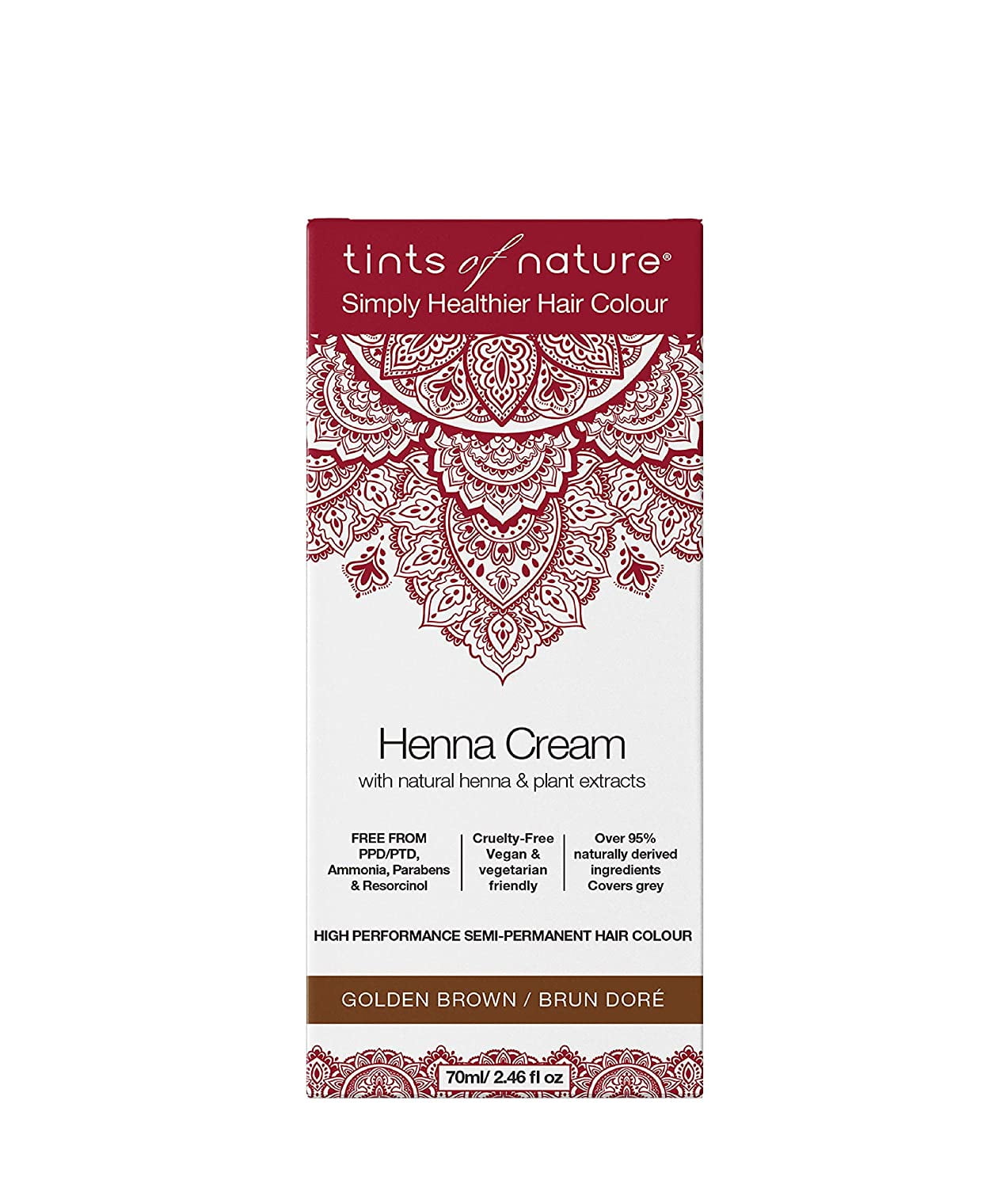 TINTS OF NATURE HENNA CREAM,CHOCOLATE