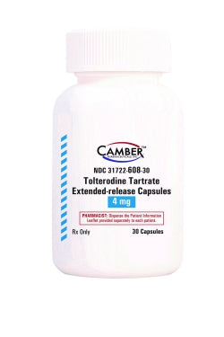 TOLTERODINE TART CP 4MG 500 ER