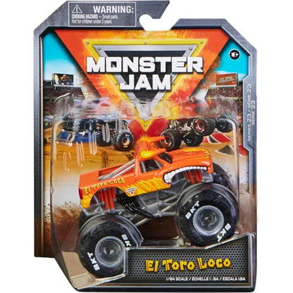 Monster Jam Official El Toro Loco Monster Truck Die-Cast Vehicle 1:64 Scale Kids Toys for Boys Ages 3 and up