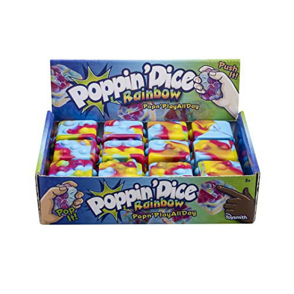 Toysmith Poppin' Dice, Rainbow
