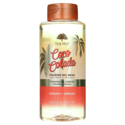 TREEHUT COCO COLADA LQ 18OZ GLWSH