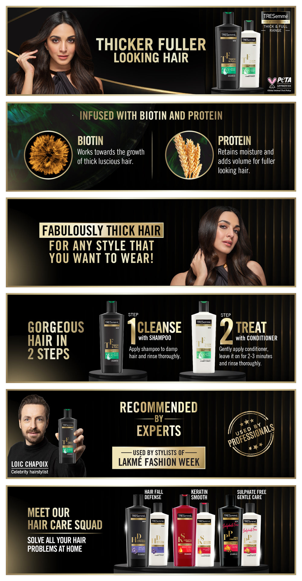 TRESEMME SHAM THICK&FULL 22z