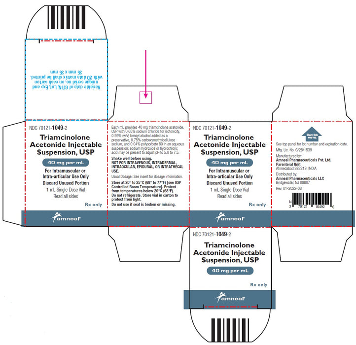 TRIAMCIN ACETON MD 40MG/ML 5ML