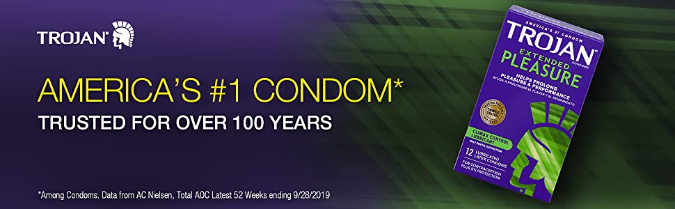 TROJAN EXTENDED PLEASURE CONDOM 12CT