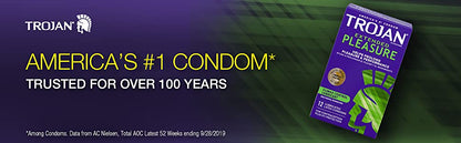 TROJAN EXTENDED PLEASURE CONDOM 12CT