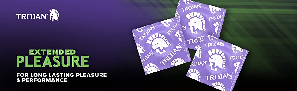 TROJAN EXTENDED PLEASURE CONDOM 12CT