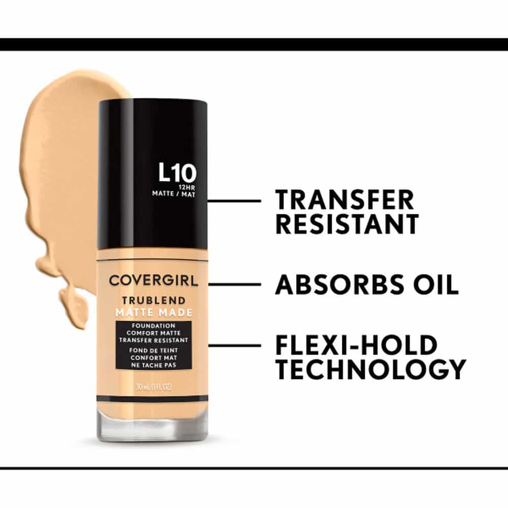 COVERGIRL TruBlend Matte Made Liquid Foundation - M60 Natural Beige