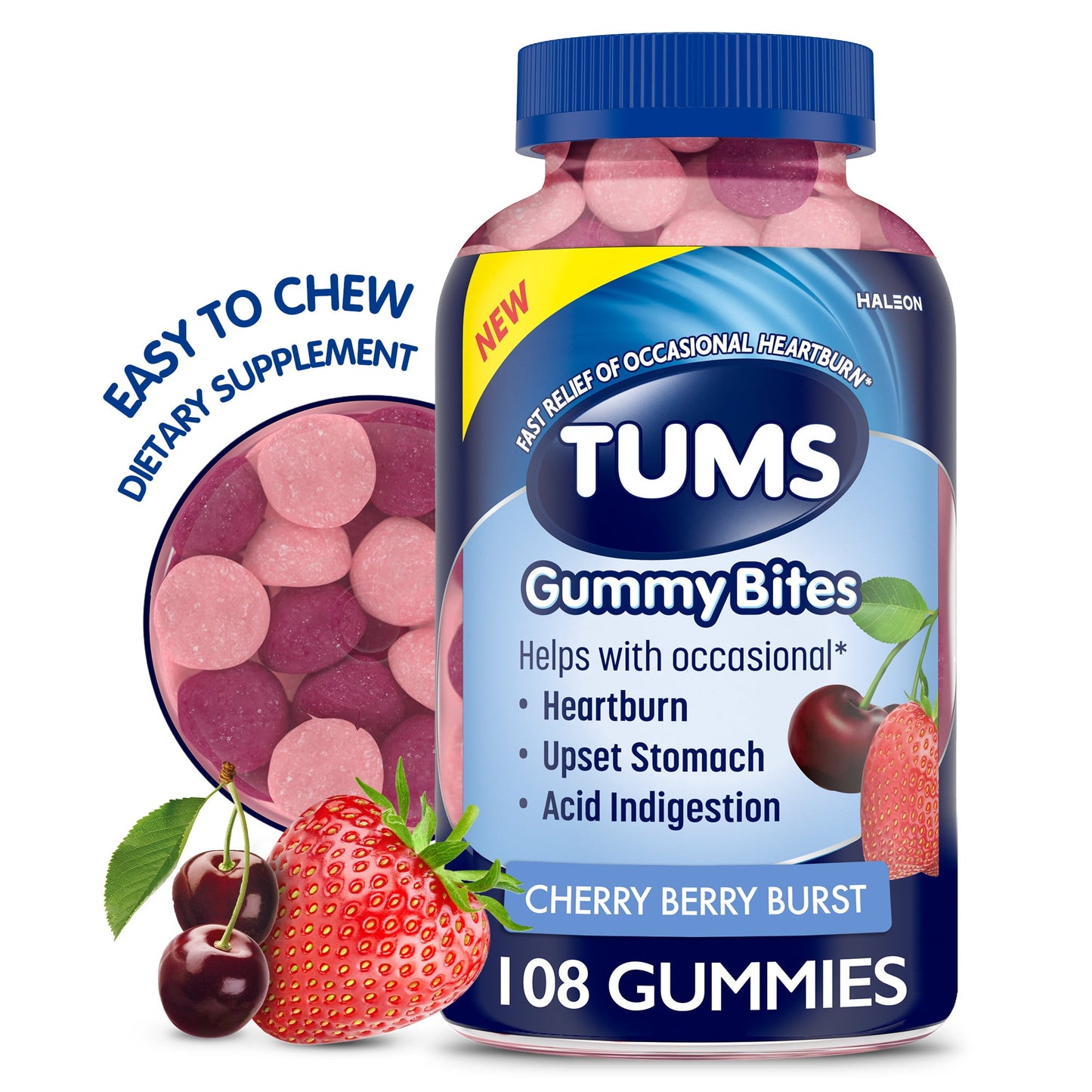 TUMS+ UPSET STMCH&NAUSEA GNGR BRY GMY 45