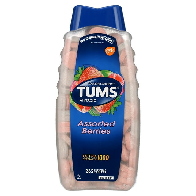 TUMS ULTRA BERRY TAB 72CT