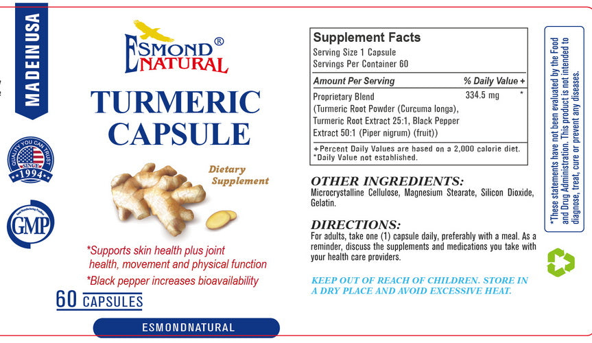 GNP TURMERIC CAPSULE 50CT