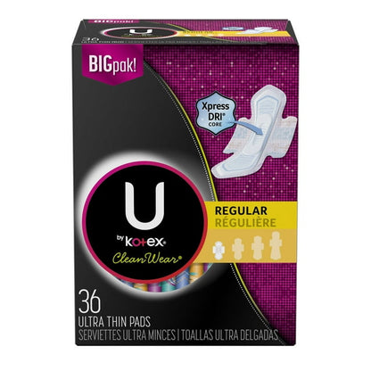 U BY KOTEX ULTRA THN PA 36 RG