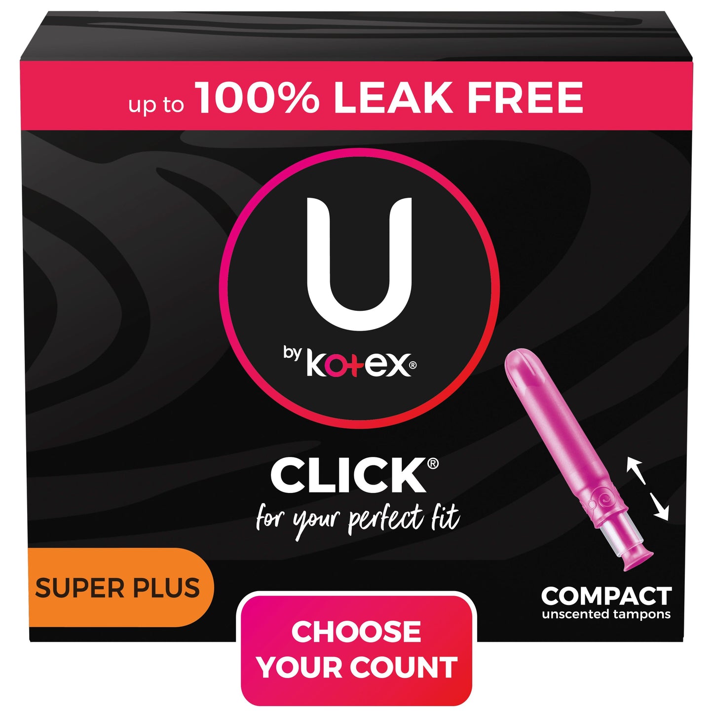 U BY KOTEX CLICK SUPER PLS COMPCT TMP 16