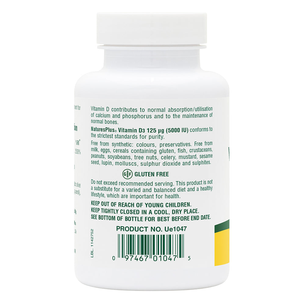 VIT D3 5000 IU SOFTGELS 50CT MASON