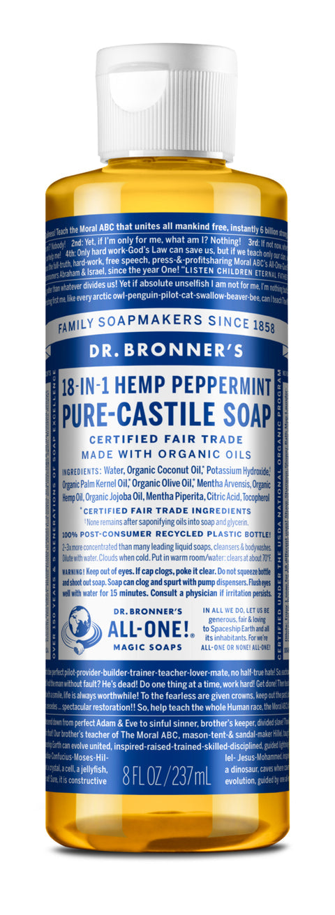 DR.NATURALS PEPPERMINT SOAP 32Z