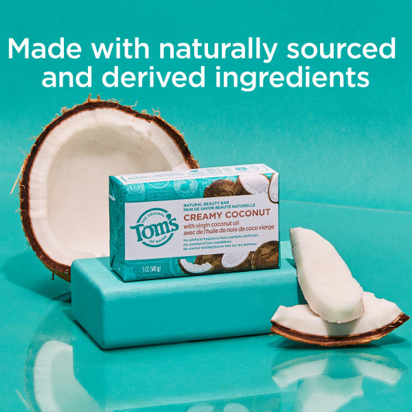 Toms Beauty Bar Creamy Coconut 5oz