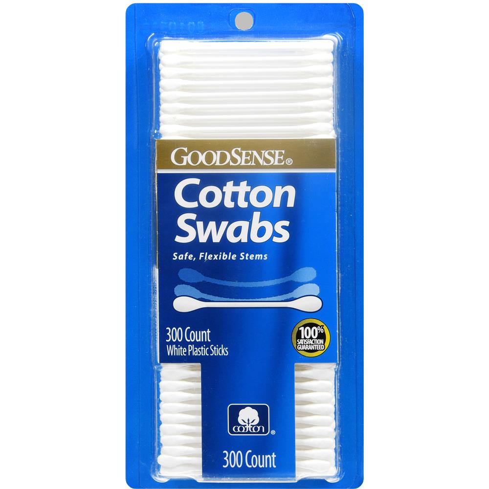 THE OHSO CO COTTON SWABS,PLASTIC STK