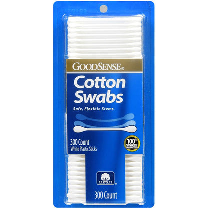 THE OHSO CO COTTON SWABS,PLASTIC STK
