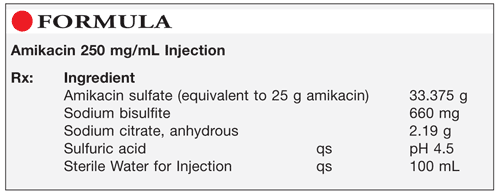 AMIKACIN SD 250MG/ML 10X2ML